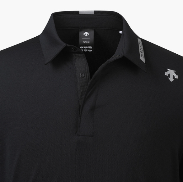 DESCENTE GOLF MEN'S ONE POINT COLLAR LONG SLEEVE T-SHIRT