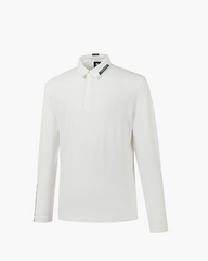 DESCENTE GOLF MEN'S ONE POINT COLLAR LONG SLEEVE T-SHIRT