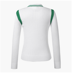 DESCENTE GOLF WOMEN'S RIBBED KNIT LONG SLEEVE