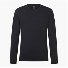 DESCENTE GOLF MEN'S ROUND NECK COOL BASE LAYER BLACK