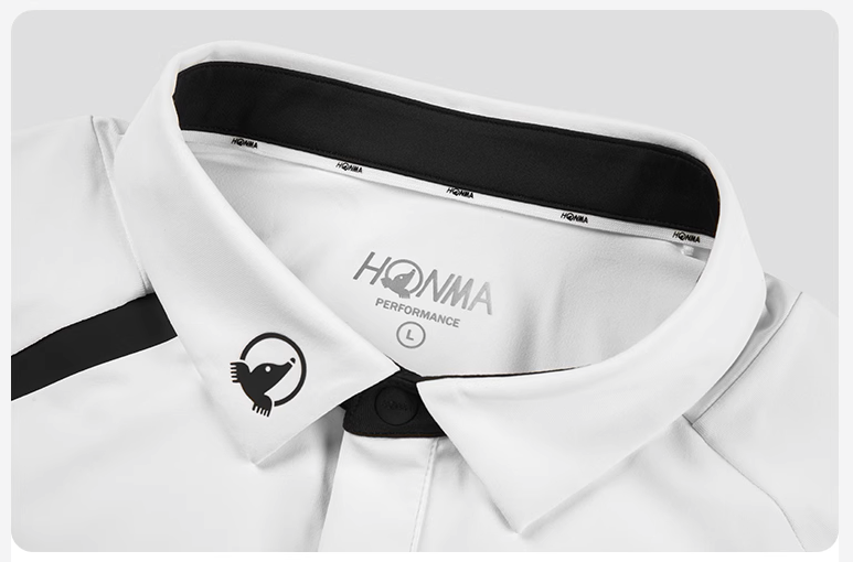 HONMA MEN'S PERFORMANCE GOLF WICKING LONG SLEEVE POLO