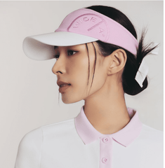 W.ANGLE Women CO Color Scheme Ribbon Visor