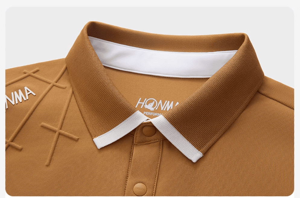 HONMA Men Fall Performance Long Sleeve Polo