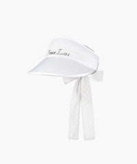 FAIRLIAR WOMEN SHA DOT VISOR WHITE ONE SIZE