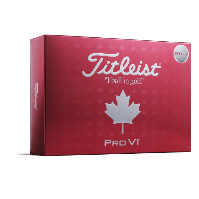 Titleist 2025 Pro V1 Canada Day Golf Balls