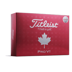 Titleist 2025 Pro V1 Canada Day Golf Balls