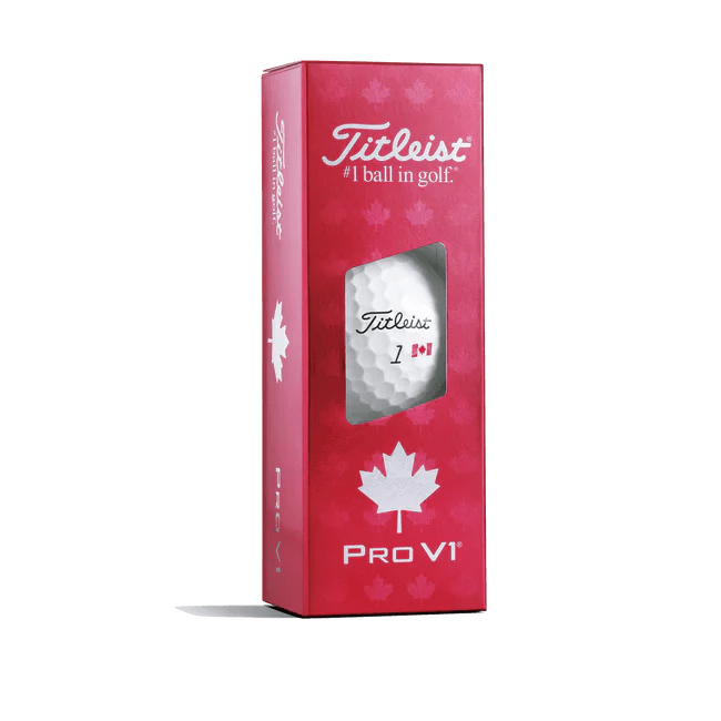 Titleist 2025 Pro V1 Canada Day Golf Balls