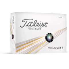 TITLEIST 2024 VELOCITY DOZEN GOLF BALLS WHITE