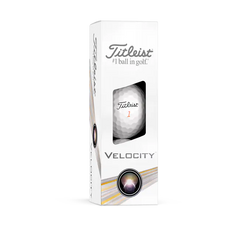 TITLEIST 2024 VELOCITY DOZEN GOLF BALLS WHITE