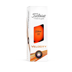 TITLEIST 2024 VELOCITY DOZEN GOLF BALLS DOUBLE DIGITS MATTE ORANGE