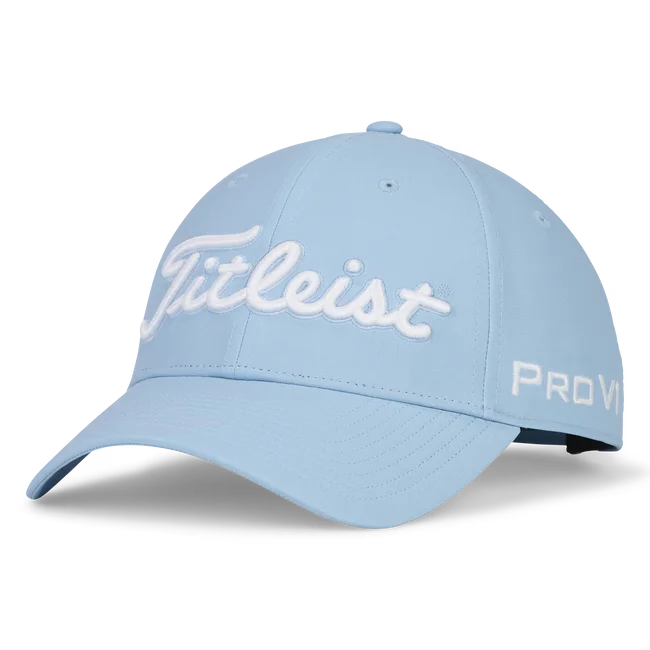 TITLEIST MEN'S TOUR PERFORMACNE HAT Tidal White