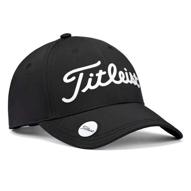 TITLEIST WOMEN'S PLAYERS PERFORMACNE BALL MARKER HAT Black White