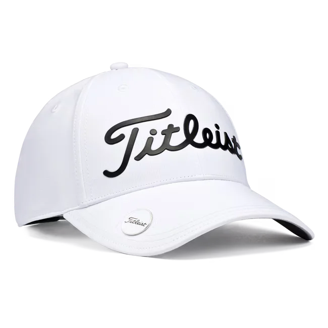 TITLEIST WOMEN'S PLAYERS PERFORMACNE BALL MARKER HAT White Black