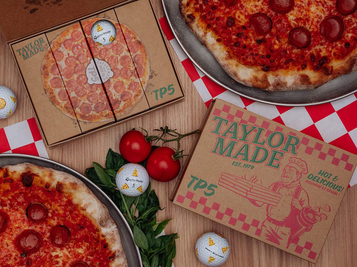 Taylormade 2025 TP5X pix pizza Golf Balls Dozen Pack