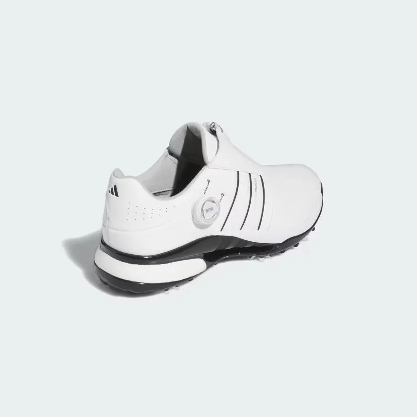 ADIDAS MEN TOUR360 BOA 24 BOOST WIDE GOLF SHOES (WHITE)