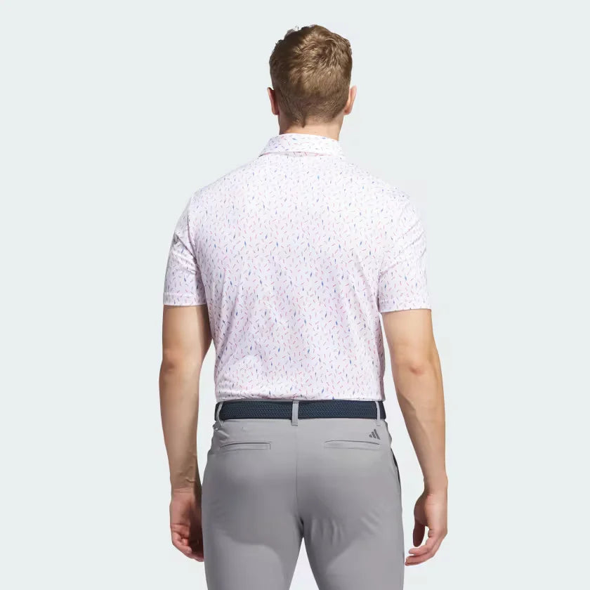 Adidas Men Ultimate365 Allover Print Polo Shirt