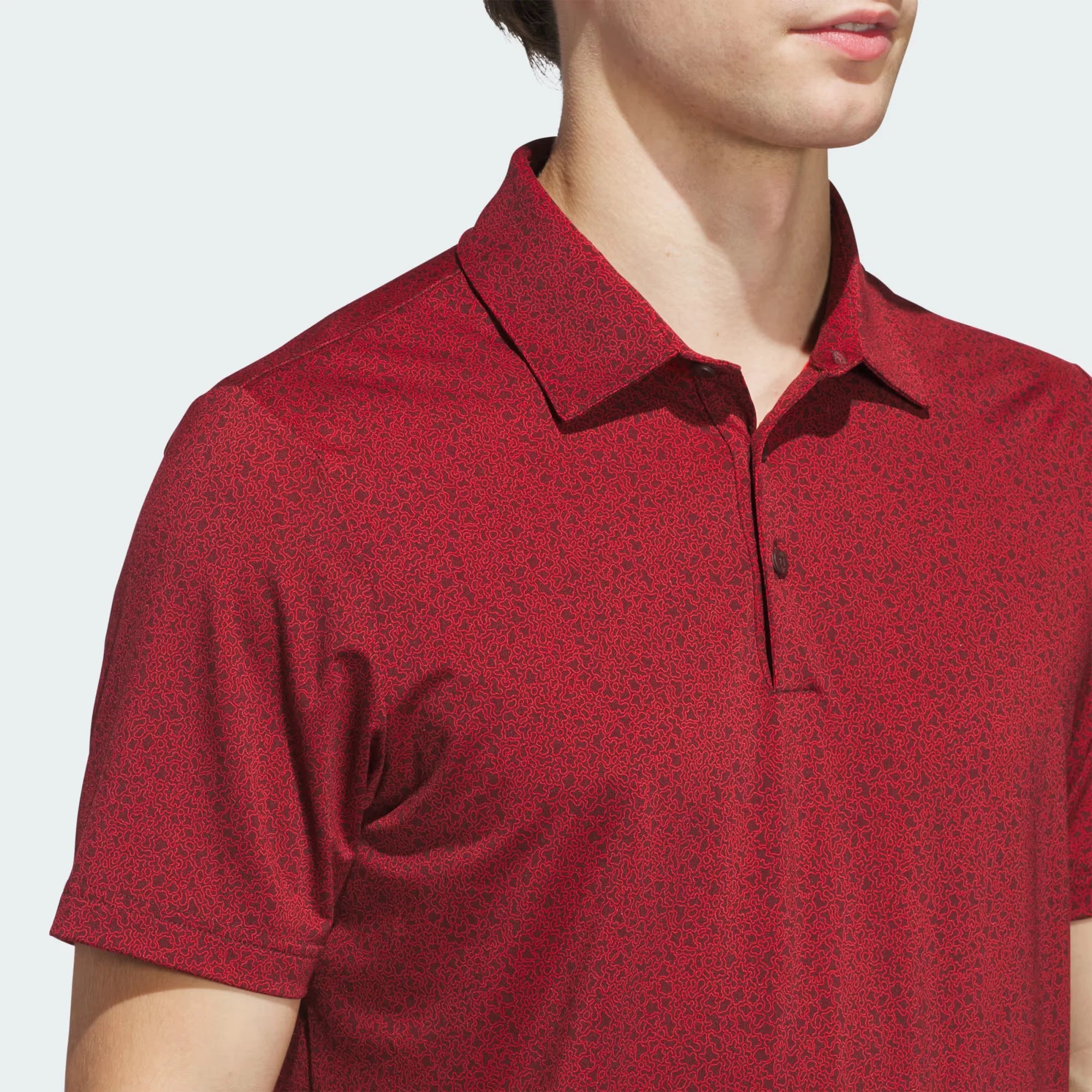 Adidas Men Ultimate365 Mini Bunker Polo Shirt