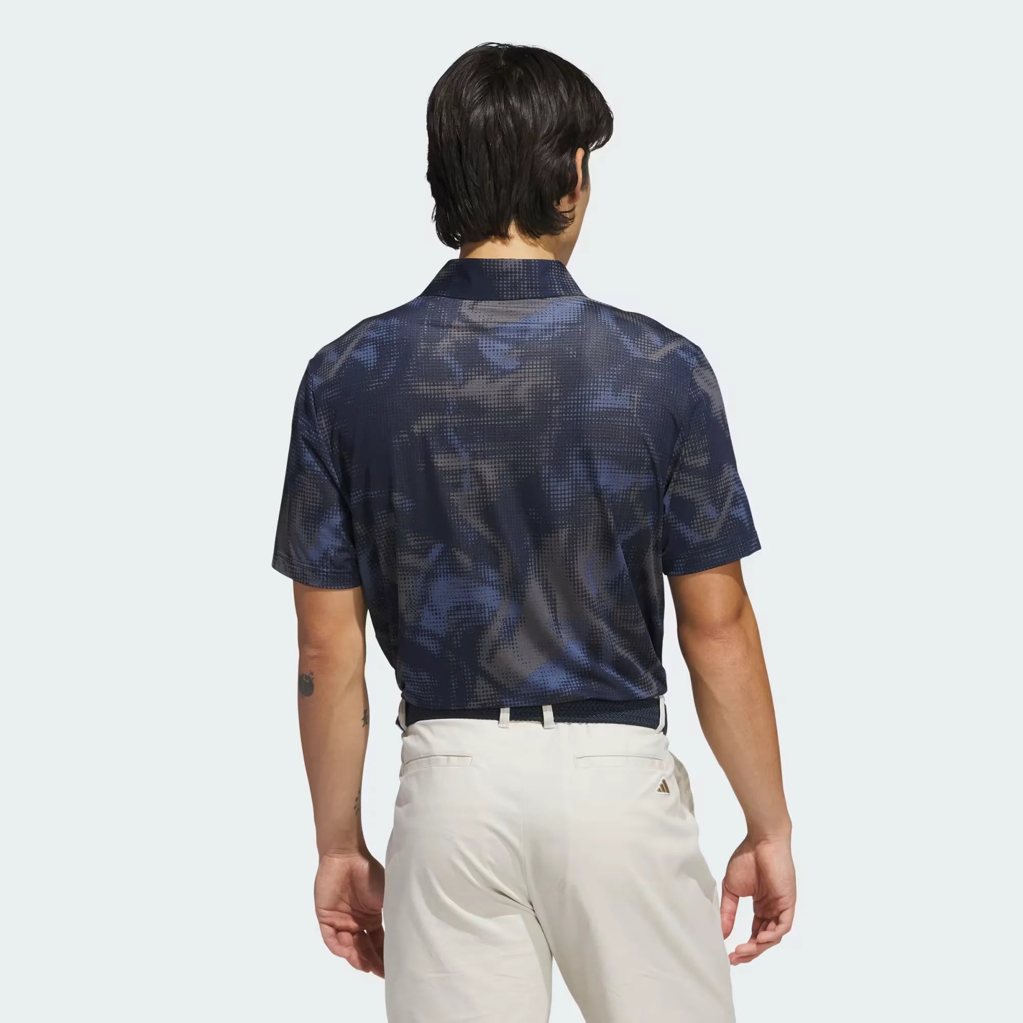 Adidas Men Ultimate365 Printed Mesh Polo Shirt