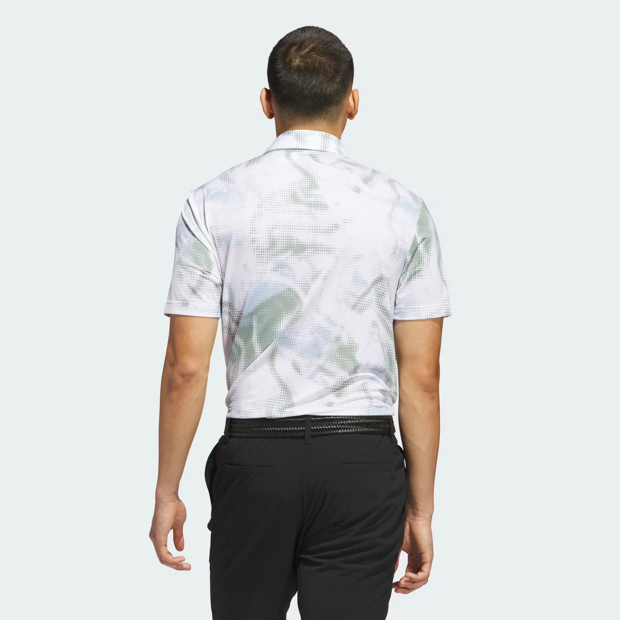 Adidas Men Ultimate365 Printed Mesh Polo Shirt
