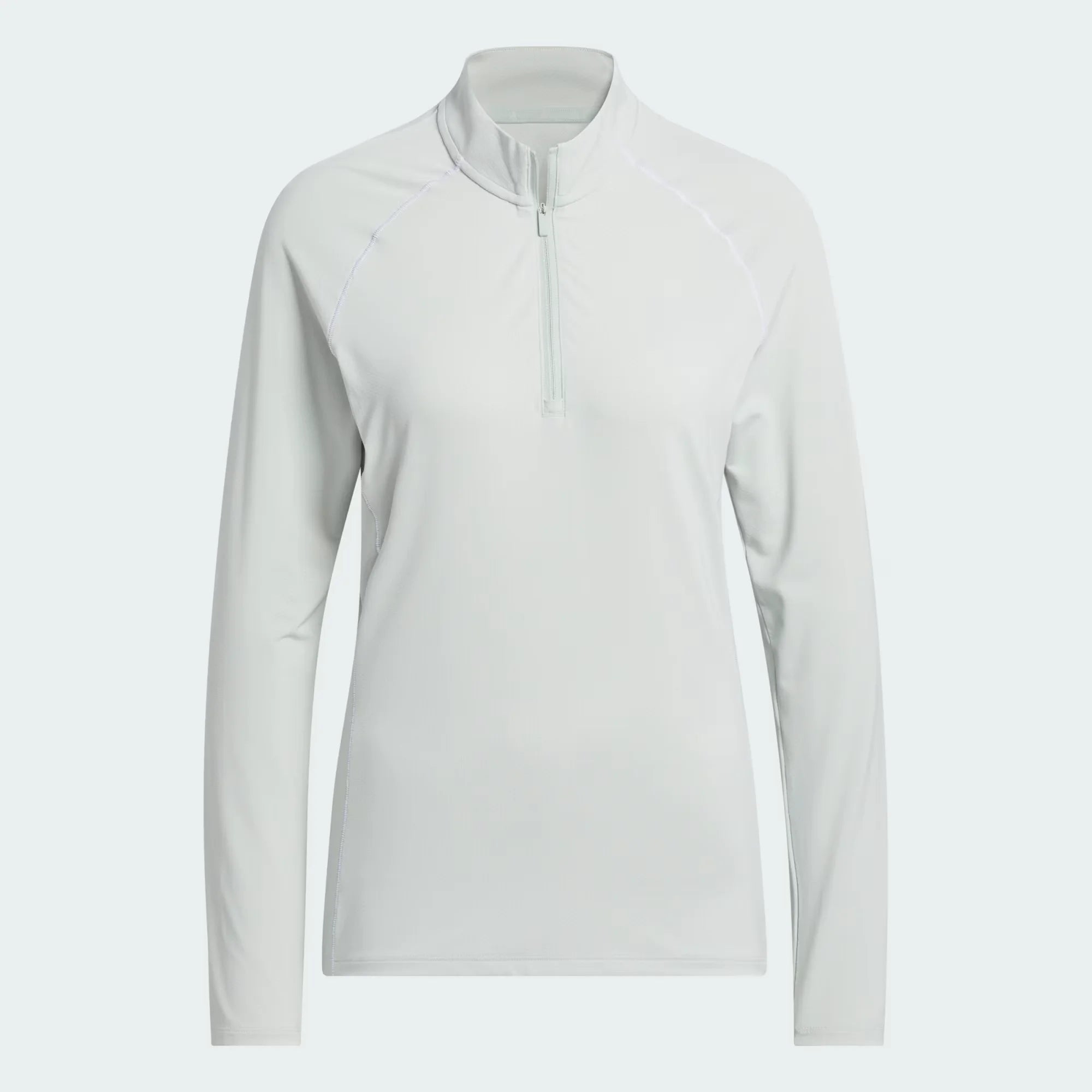 Adidas Women Ultimate365 Solid Quarter-Zip Mock Polo Shirt