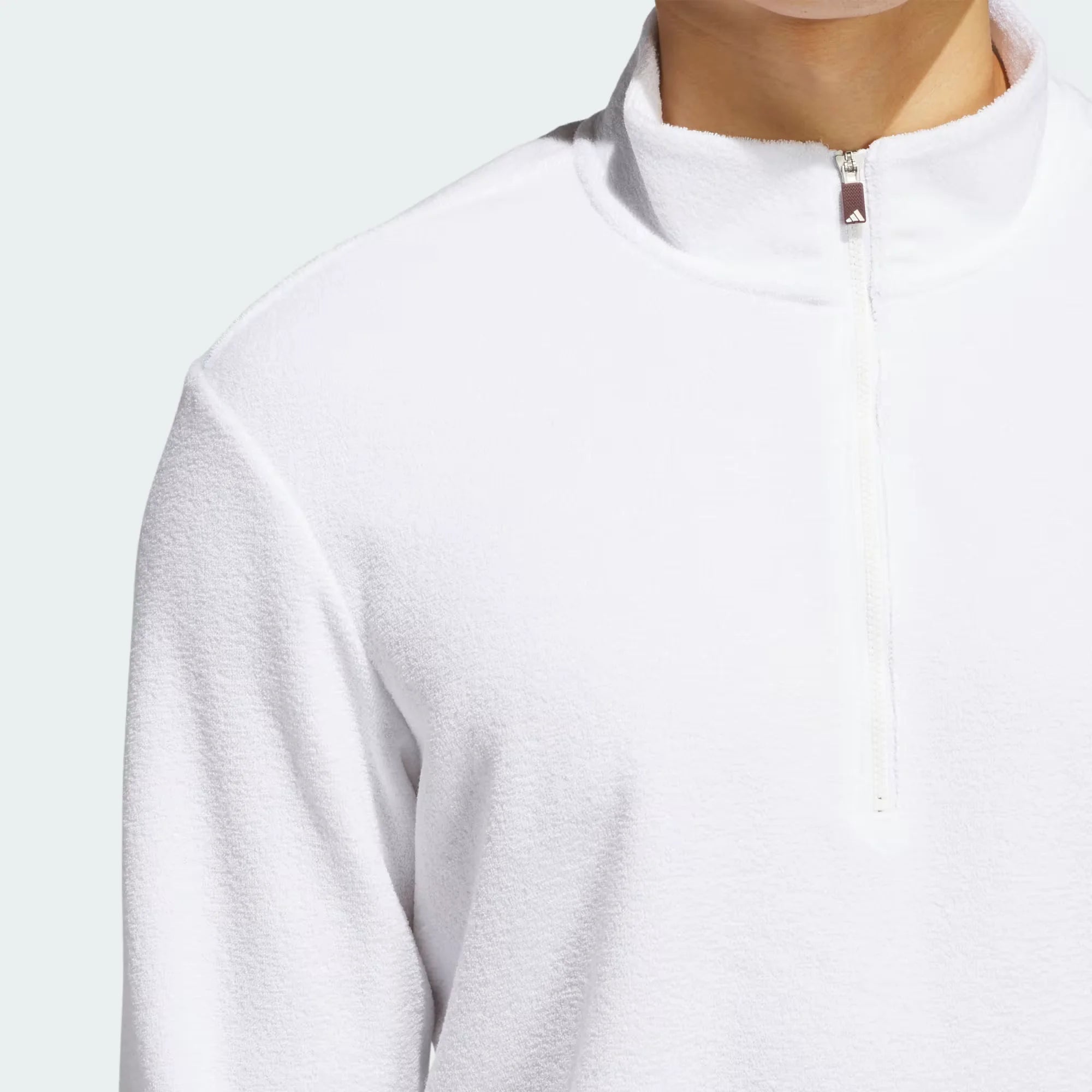 Adidas Men Ultimate365 Terry Cloth Quarter-Zip Pullover