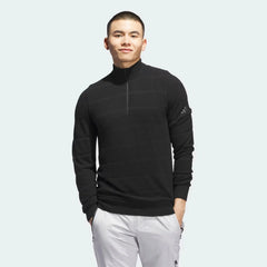 Adidas Ultimate365 Tour Wind Knit Quarter-Zip