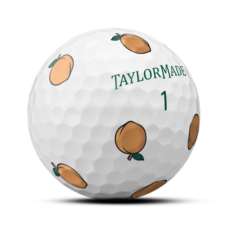 TAYLORMADE TP5X PIX 3.0 SEASONST PEACH GOLF BALLS DOZEN PACK