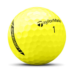 TAYLORMADE 2024 SPEED SOFT GOLF BALLS DOZEN PACK (YELLOW)