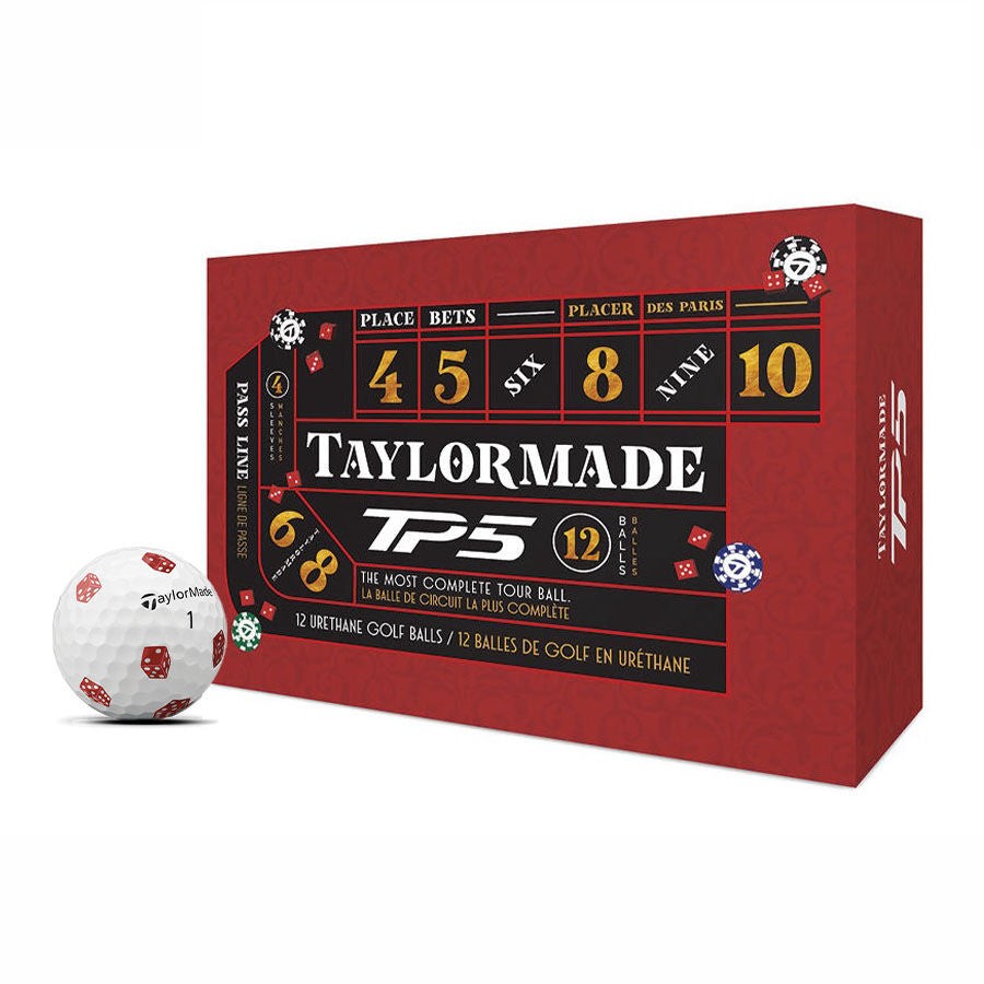 Taylormade 2024 TP5 Pix Dice Golf Balls Dozen Pack