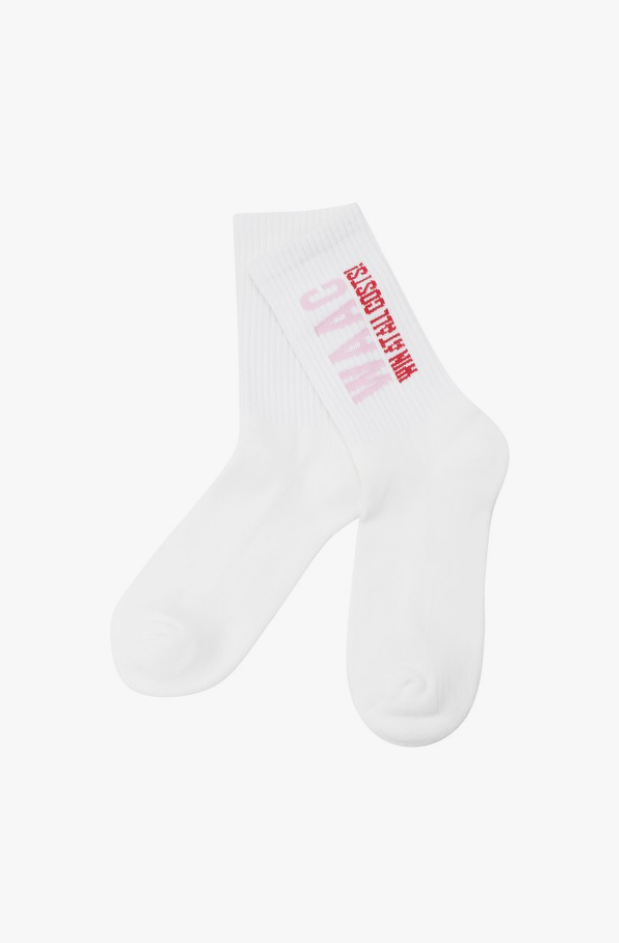 WAAC 23SS UNISEX SLOGAN COLOR SOCKS - Par-Tee Golf
