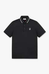 WAAC 23SS MEN ESSENTIAL SHORT SLEEVE POLO BLACK