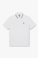 WAAC 23SS MEN ESSENTIAL SHORT SLEEVE POLO WHITE