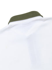 W.ANGLE Men's CO Corduroy Collar Polo Shirt