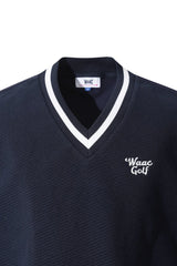 WAAC GOLF Men V-neck Knit Vest