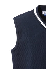WAAC GOLF Men V-neck Knit Vest