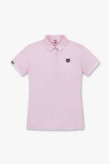 WAAC 23SS WOMEN SHORT SLEEVE MINI WAACKY POLO PINK