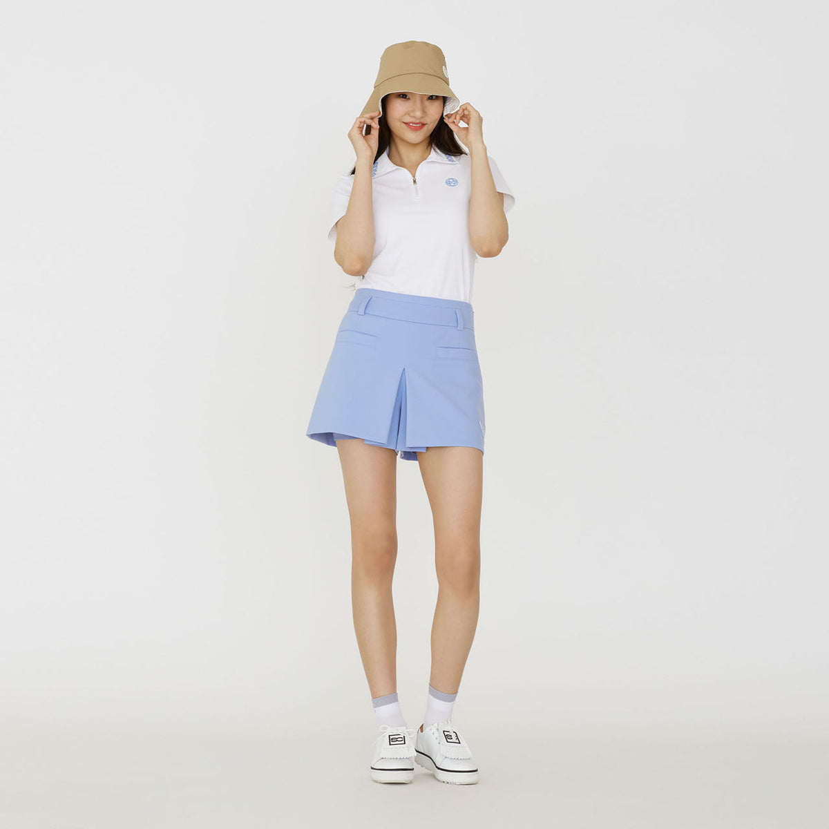 SOUTHCAPE FW22 WOMEN CIRCULAR LOGO VOLANTE BUCKET HAT