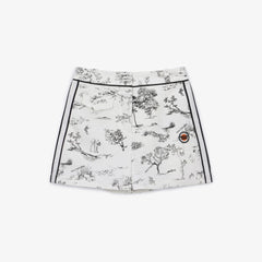 SOUTHCAPE S22 WOMEN BOTANICAL PATTERN SHORT WHITE