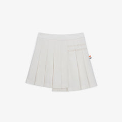 SOUTHCAPE S22 WOMEN UNBALANCED PLEATED SKIRT IVORY