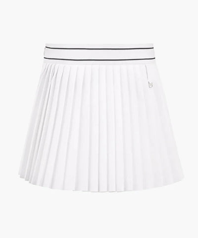 FairLiar 23SS Highwaist Pleats Skirt With Belt