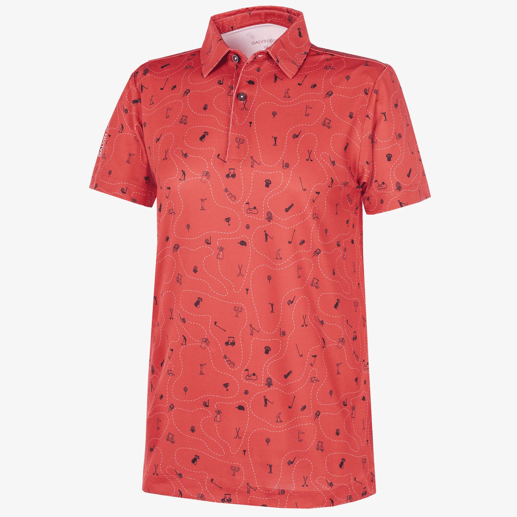 GALVIN GREEN Junior Rowan Breathable Short Sleeve Golf Shirt