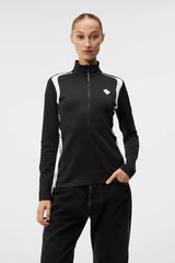 J.LINDEBERG FW23 WOMEN SOLAR FULL ZIP MID LAYER