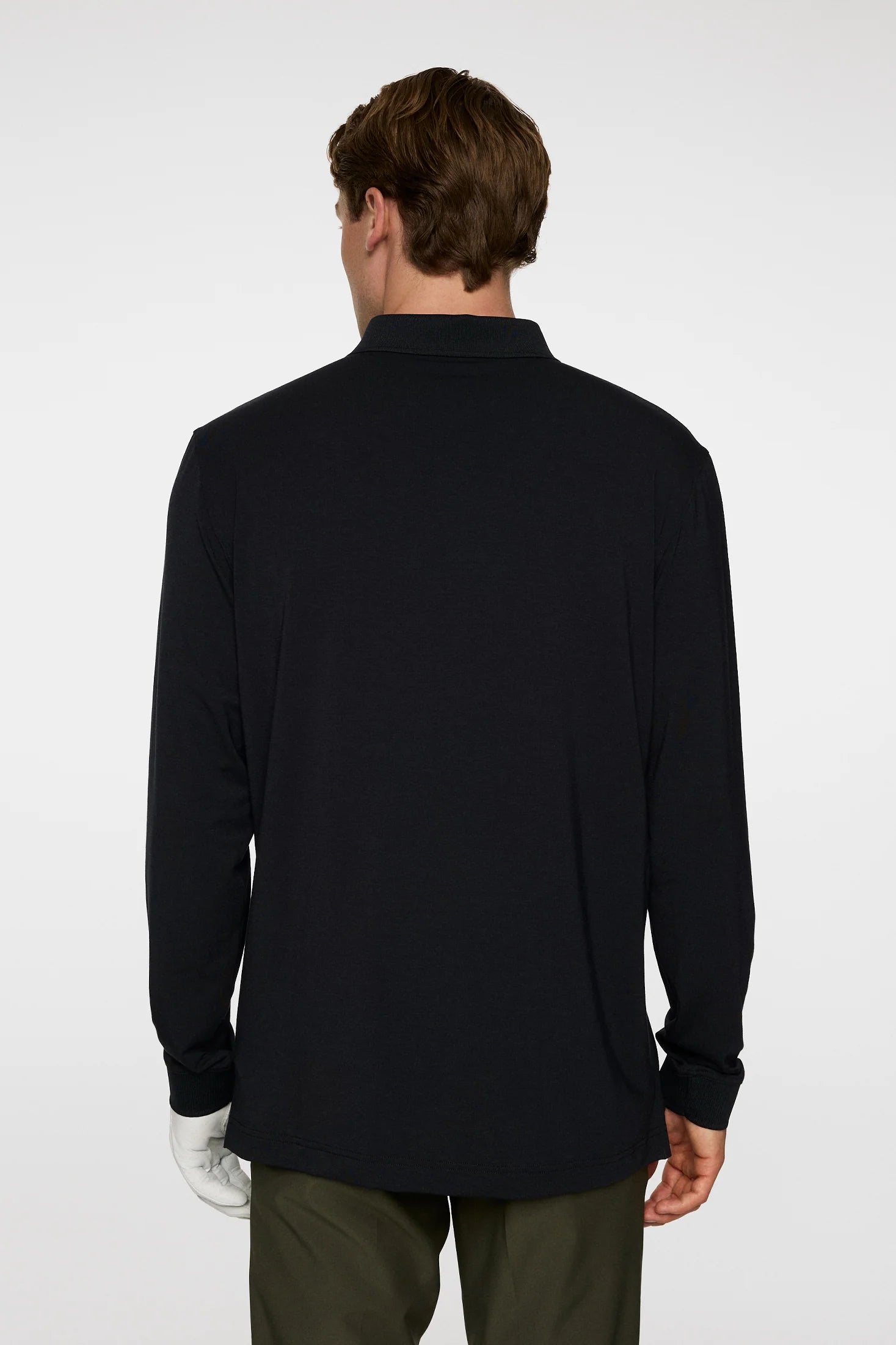 J.Lindeberg Men Florian Long Sleeve Polo