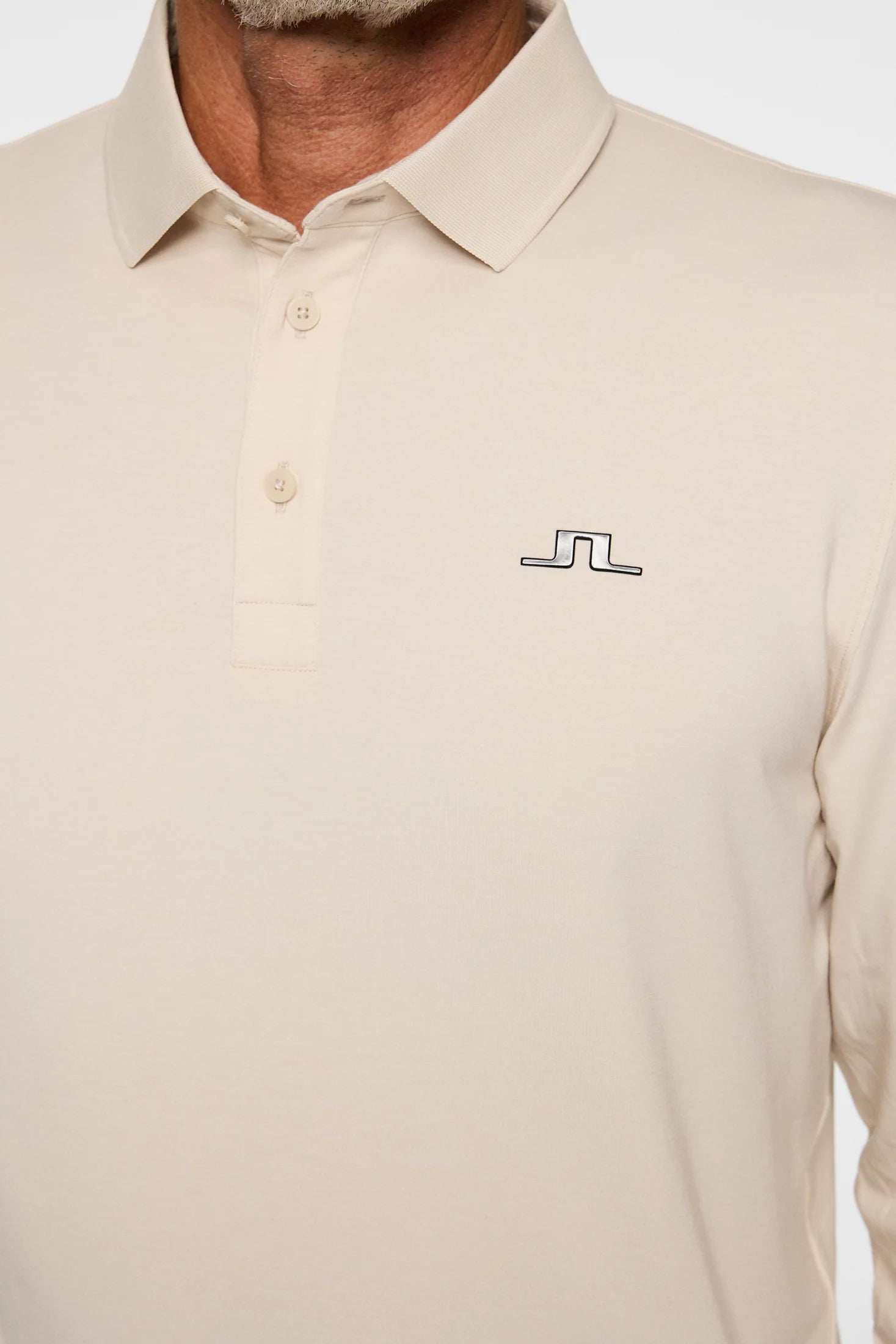 J.Lindeberg Men Florian Long Sleeve Polo