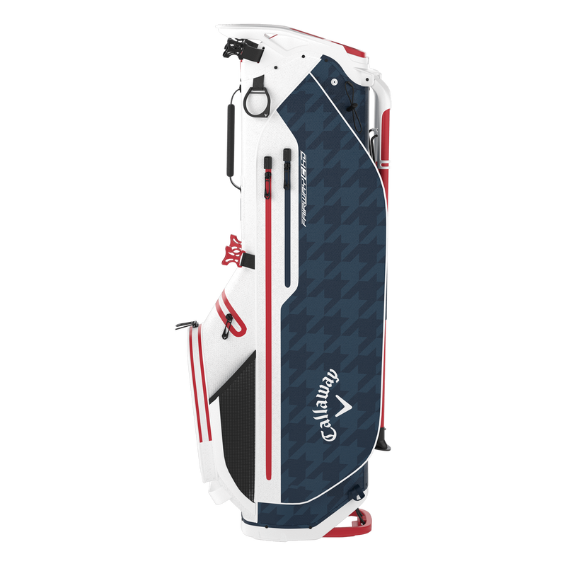 CALLAWAY 2024 FAIRWAY C HD STAND BAG (WHITE/NAVY HOUNDS/RED)
