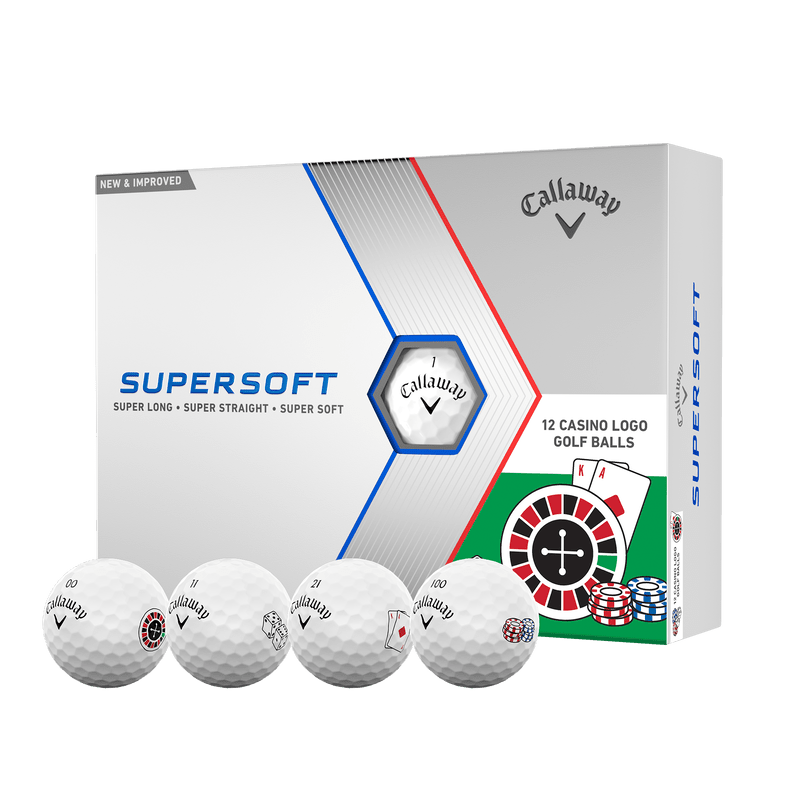 Callaway 2024 Supersoft Casino Golf Balls Dozen Pack