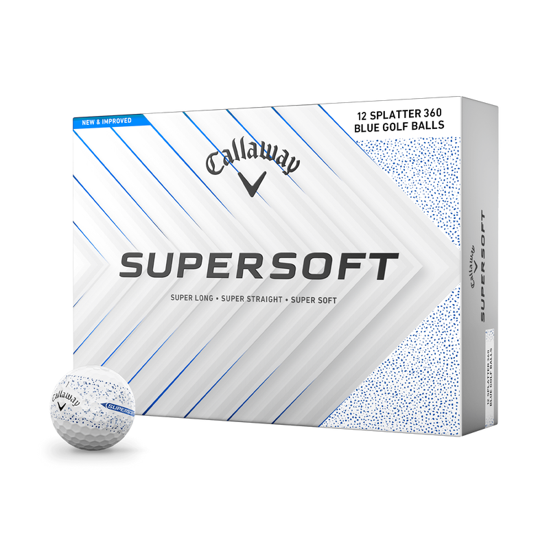 Callaway 2025 Supersoft Splatter 360 Golf Balls