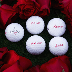 Callaway 2025 Supersoft Love - Valentine's Day Golf Balls