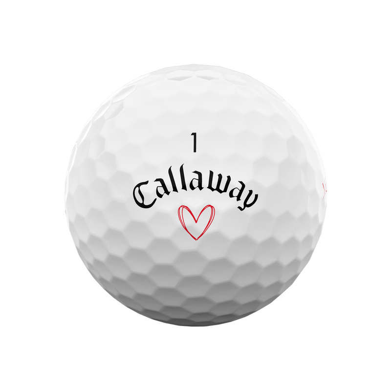 Callaway 2025 Supersoft Love - Valentine's Day Golf Balls