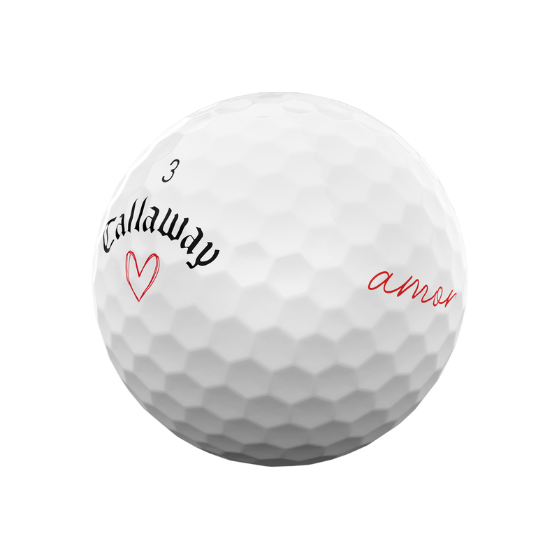 Callaway 2025 Supersoft Love - Valentine's Day Golf Balls